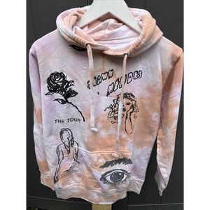 Shawn Mendes The Tour Sketch II Tie-Dye Hoodie Unisex Size S